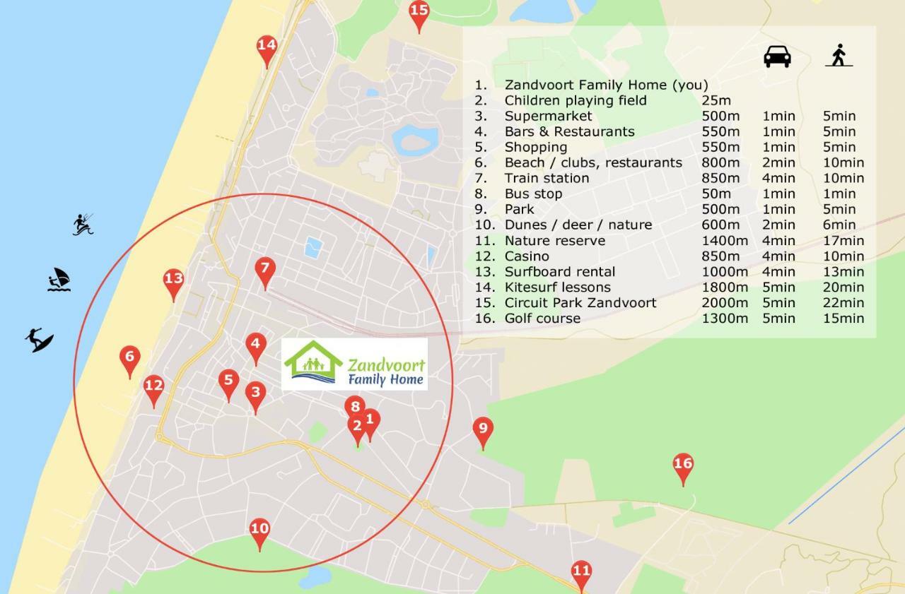 Spacious Family Holiday Home Zandvoort Ngoại thất bức ảnh
